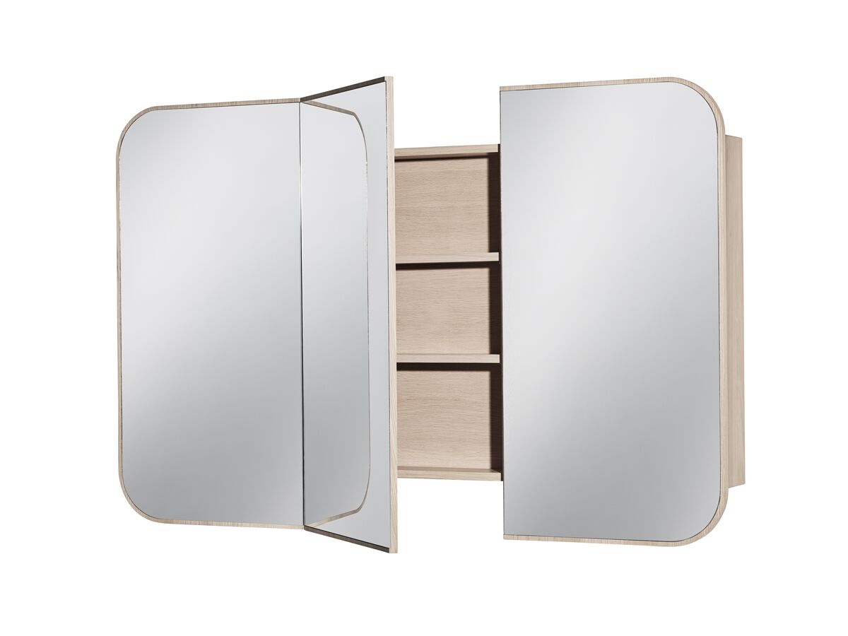 Reece ISSY Cloud Triple Mirror With Shaving Cabinet 1500mm X 930mm X 146mm