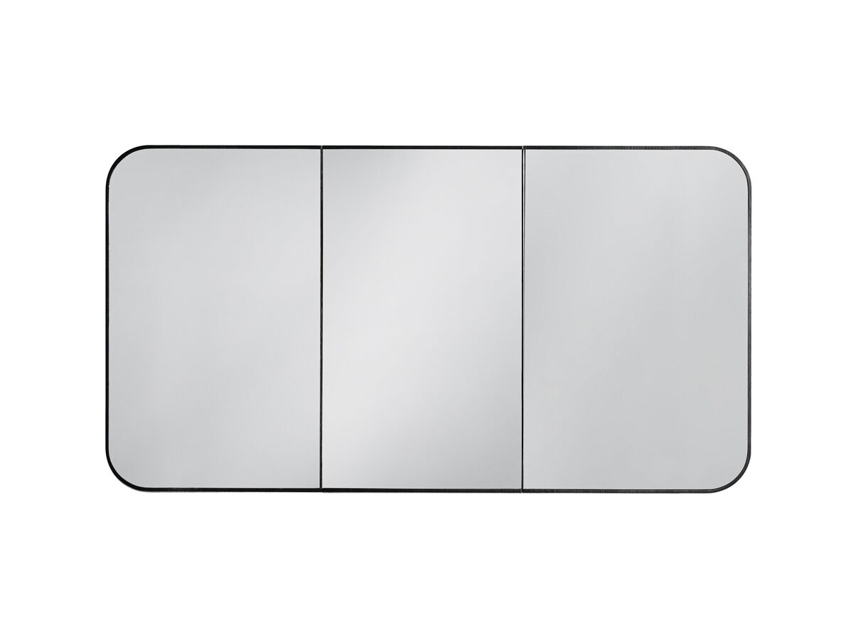 reece ISSY Cloud Triple Mirror with Shaving Cabinet (Recessed) 1800mm x 930mm x 146mm