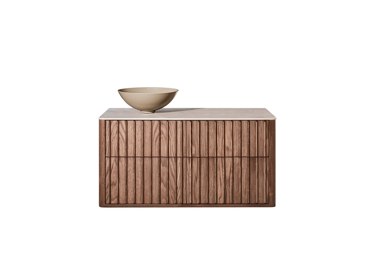 reece ISSY Custom Cloud II 1201-1500mm x 400-550mm x 510mm Wall Hung Vanity Unit 4 Touch Latch Drawers (No Basin)