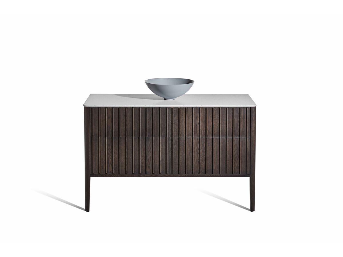 Reece ISSY Custom Cloud II 1201-1500mm X 400-550mm X 700-800mm Vanity Unit With Legs 4 Touch Latch Drawers (No Basin)