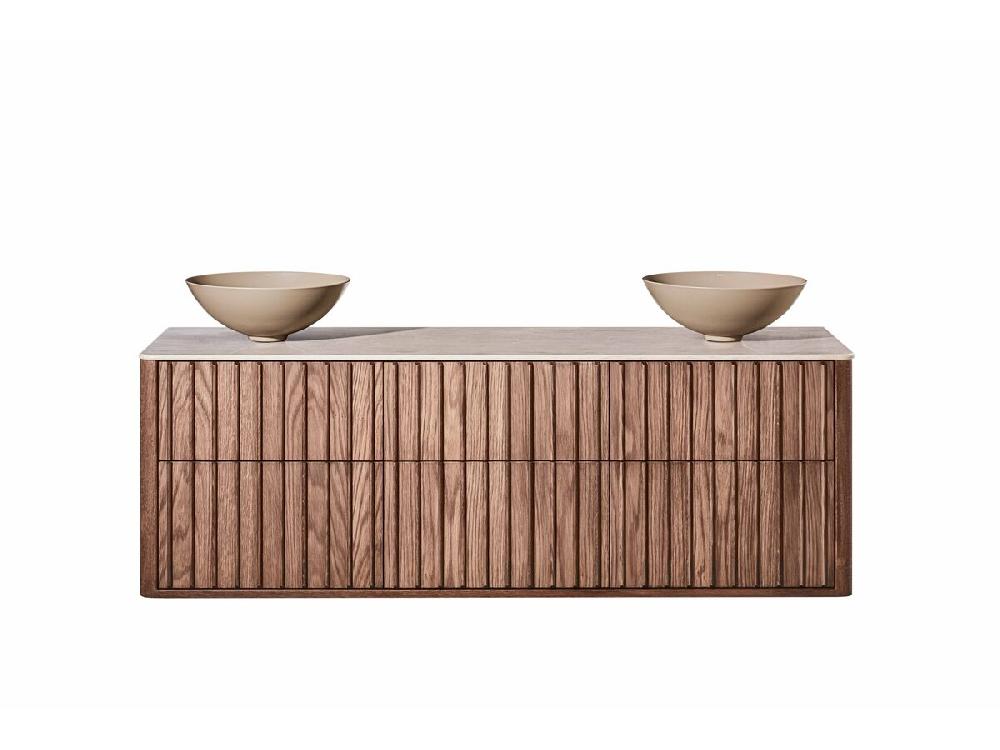 Reece ISSY Custom Cloud II 1501-1800mm X 400-550mm X 510mm Wall Hung Vanity Unit 6 Touch Latch Drawers (No Basin)