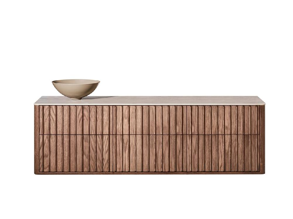 Reece ISSY Custom Cloud II 1801-2000mm X 400-550mm X 510mm Wall Hung Vanity Unit 6 Touch Latch Drawers (No Basin)