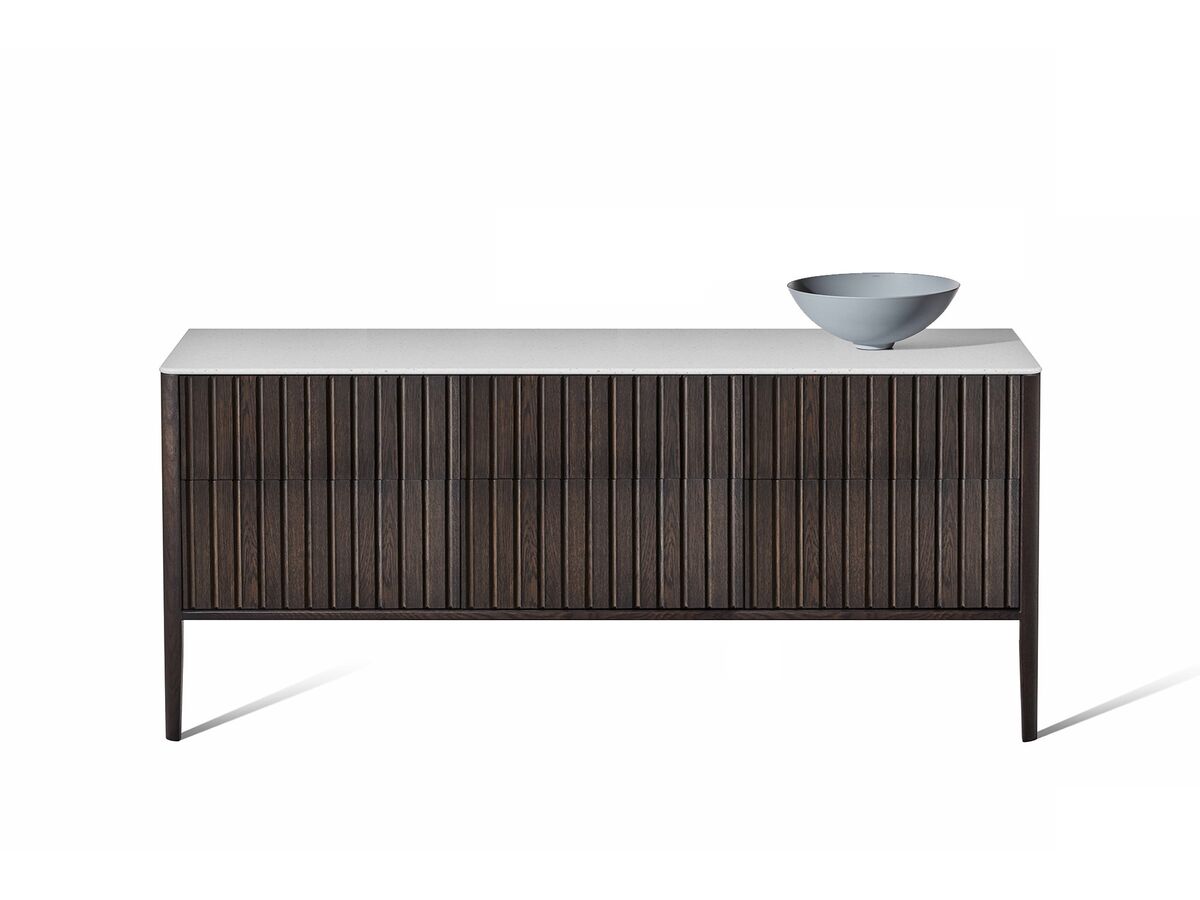 Reece ISSY Custom Cloud II 1801-2000mm X 400-550mm X 700-800mm Vanity Unit With Legs 6 Touch Latch Drawers (No Basin)
