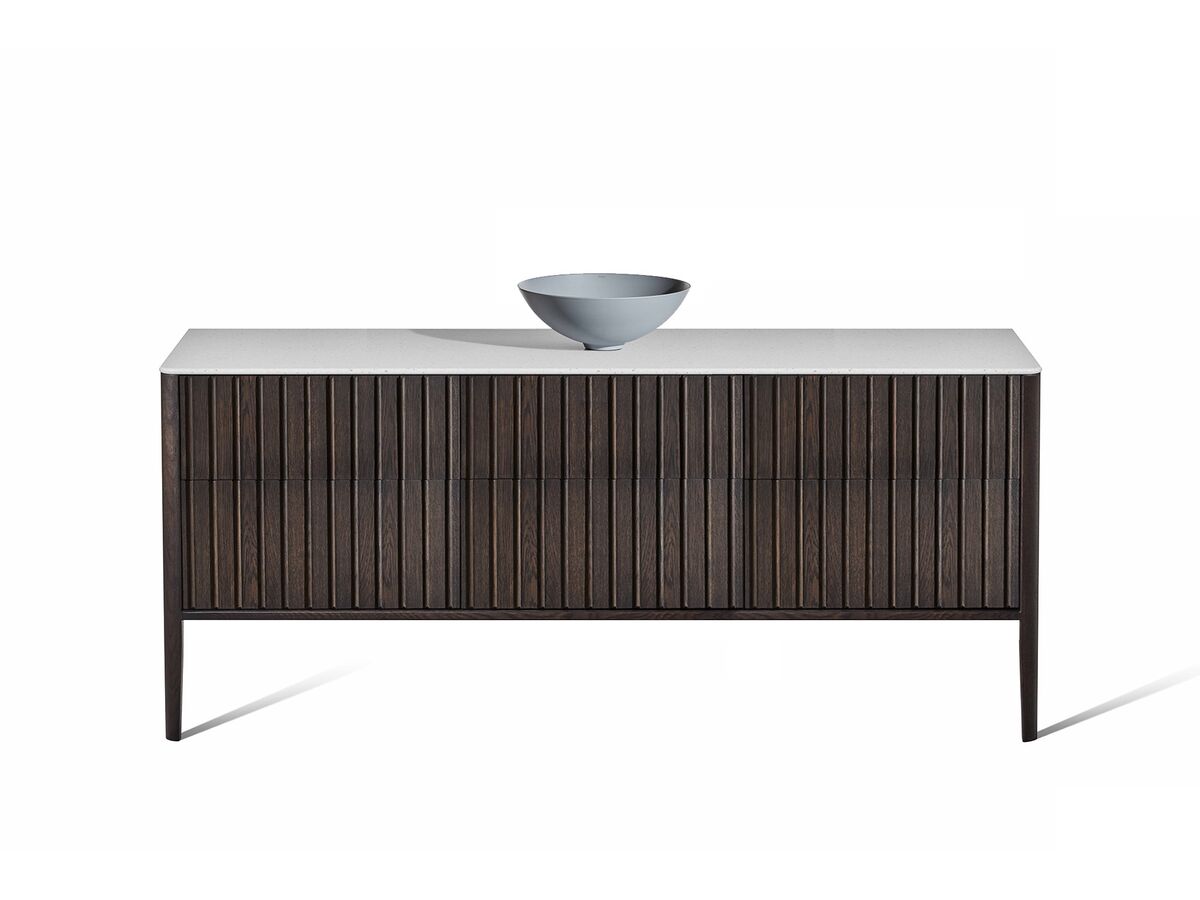 Reece ISSY Custom Cloud II 1801-2000mm X 400-550mm X 700-800mm Vanity Unit With Legs 6 Touch Latch Drawers (No Basin)