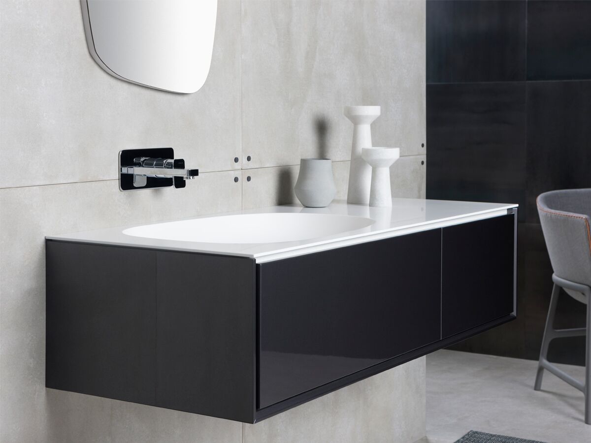 Reece ISSY Glide 1500mm Wall Hung Vanity Unit Single Bowl 2 Drawers White