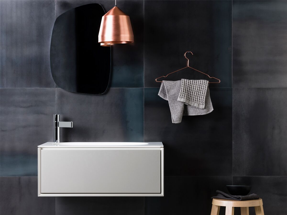 Reece ISSY Glide 750mm Wall Hung Vanity Unit Single Bowl 1 Drawer White