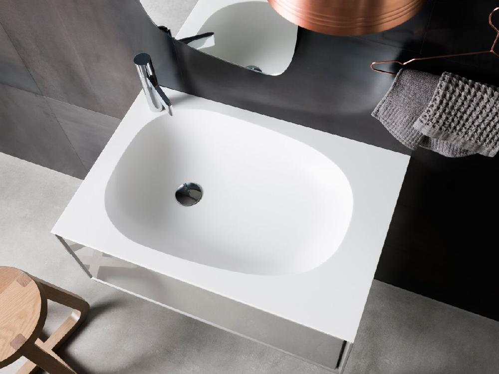 Reece ISSY Glide 750mm Wall Hung Vanity Unit Single Bowl 1 Drawer White