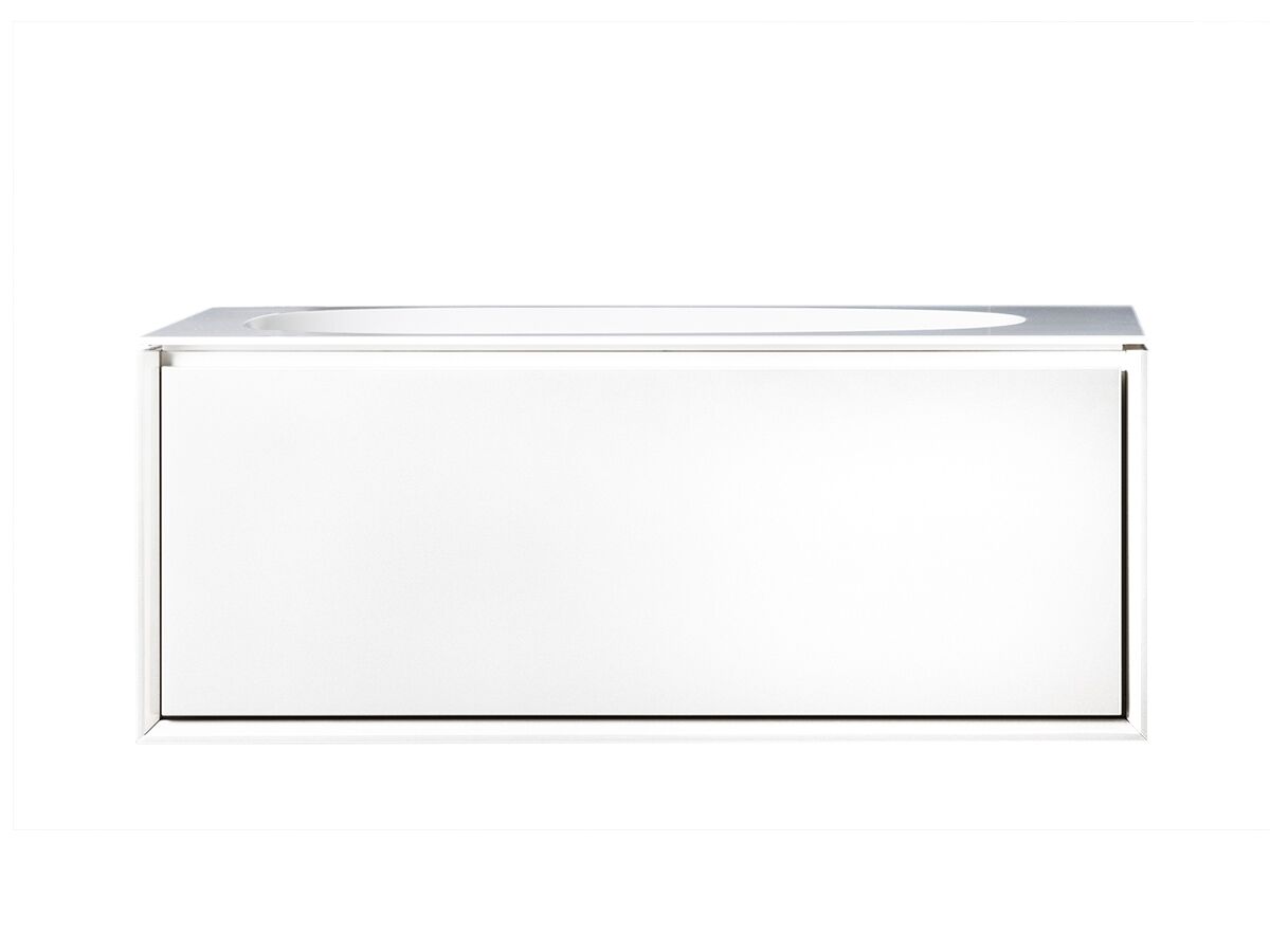 Reece ISSY Glide 750mm Wall Hung Vanity Unit Single Bowl 1 Drawer White