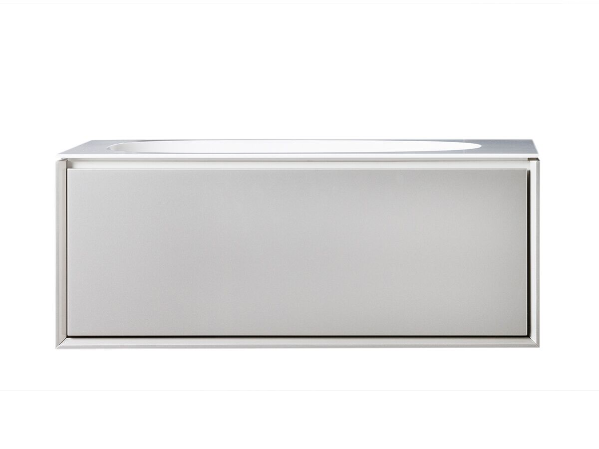 reece ISSY Glide 750mm Wall Hung Vanity Unit Single Bowl 1 Drawer White
