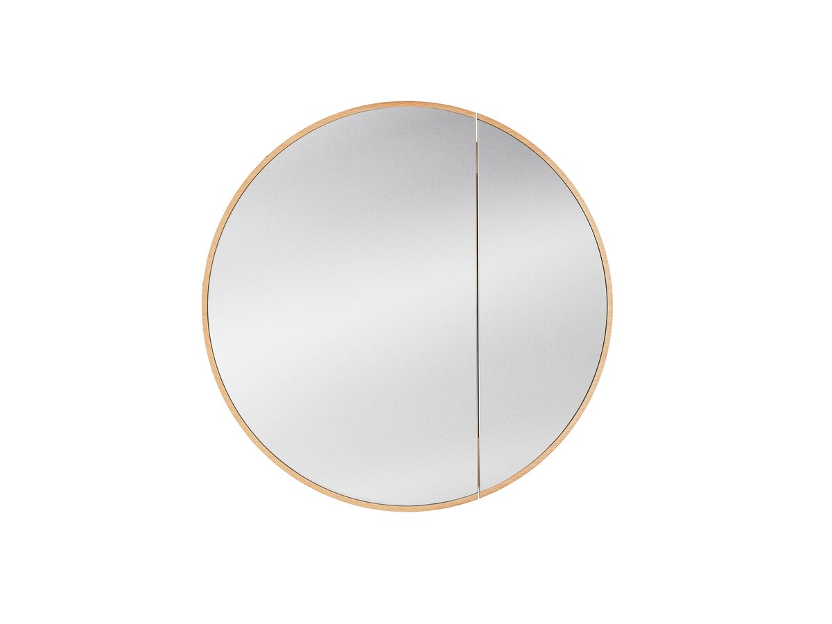 Reece ISSY Halo 1001-1200mm Round Mirror With Shaving Cabinet