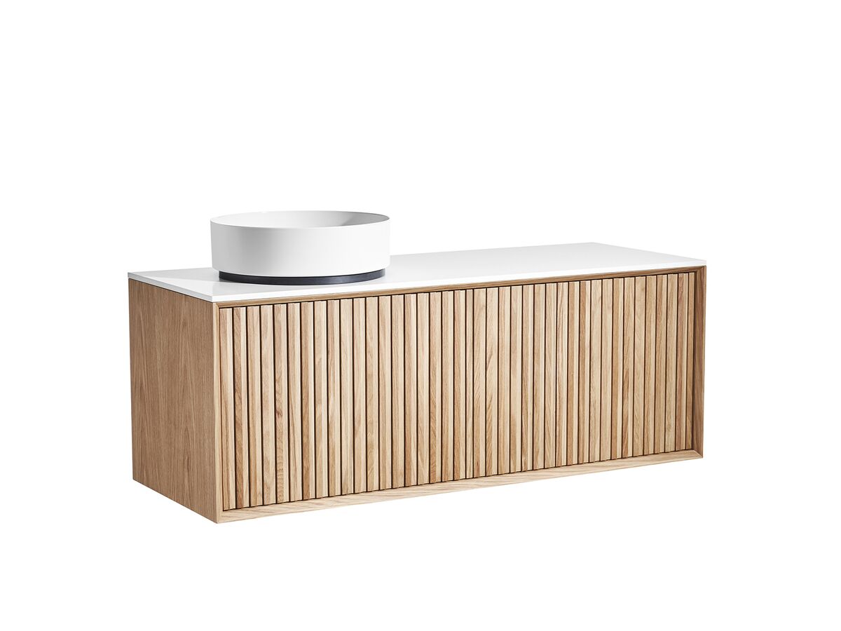Reece ISSY Halo I 1101-1300mm X 400-500mm X 450mm Custom Vanity Unit With 2 Doors & Internal Shelf