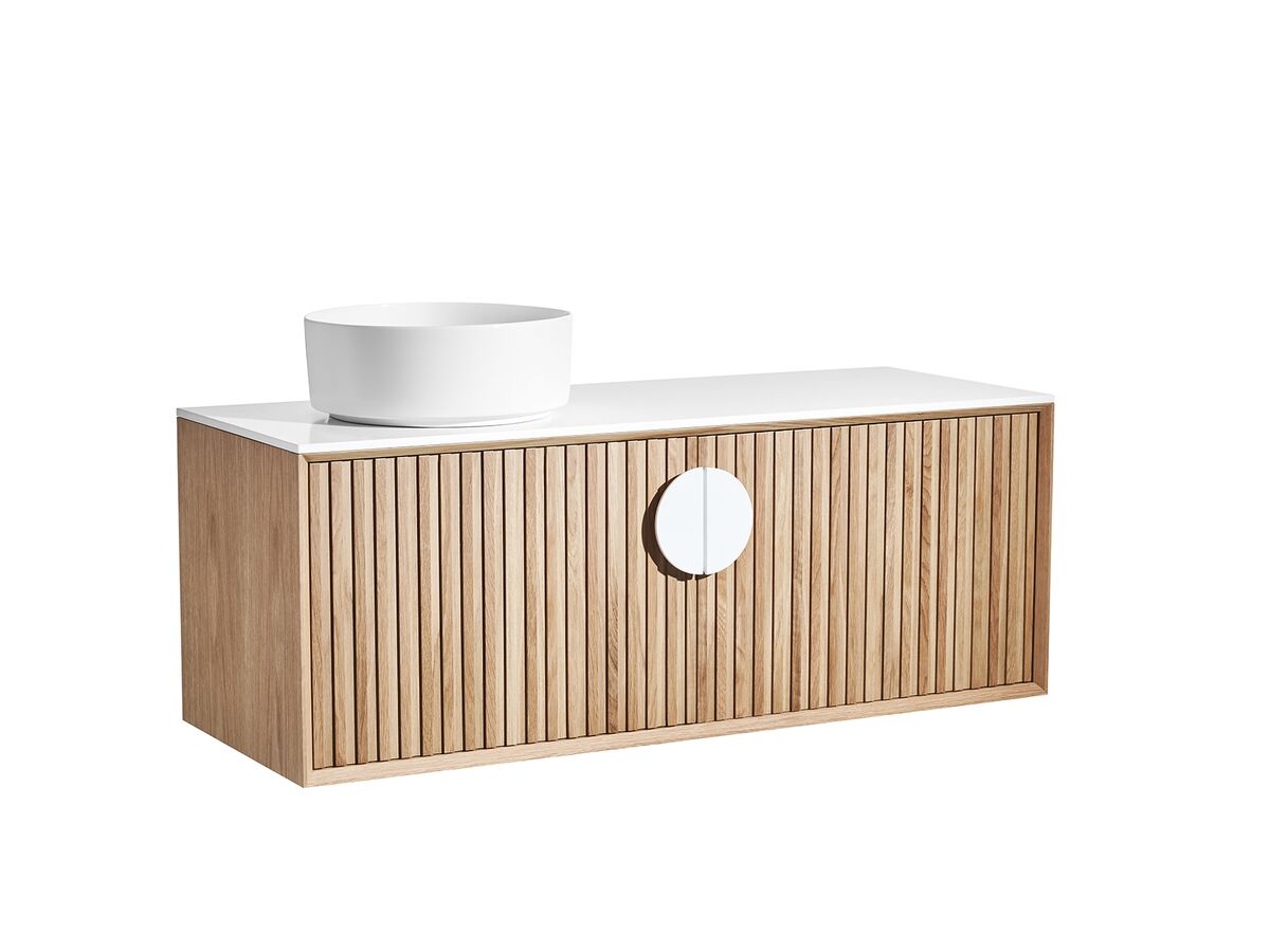 Reece ISSY Halo I 1101-1300mm X 400-500mm X 450mm Custom Vanity Unit With 2 Doors & Internal Shelf With Handle
