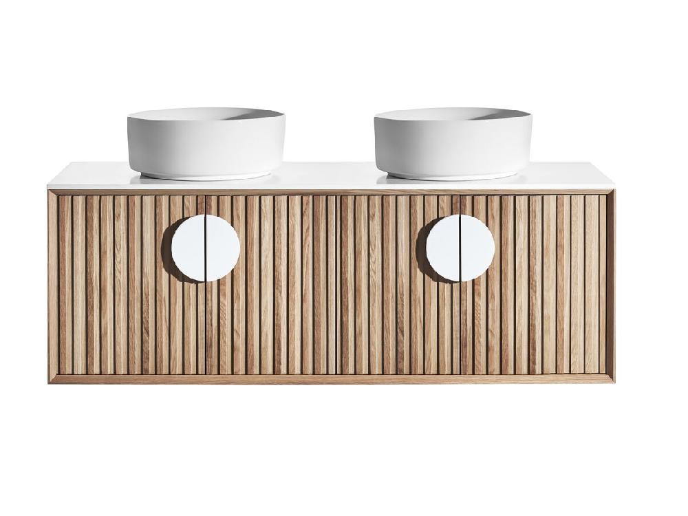 reece ISSY Halo I 1500mm x 450mm x 450mm Vanity Unit with 4 Doors & Internal Shelf with Handle