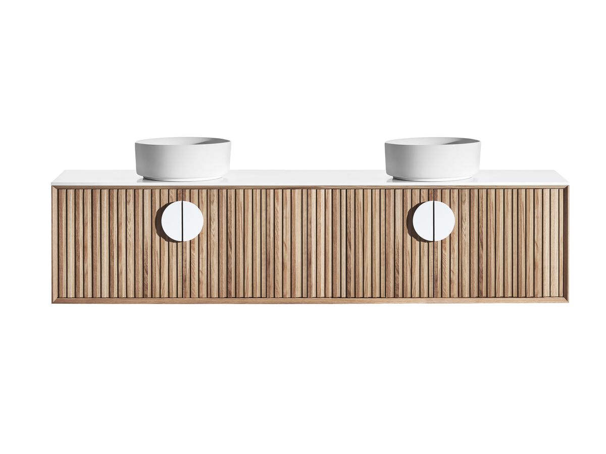 reece ISSY Halo I 1800mm x 450mm x 450mm Vanity Unit with 4 Doors & Internal Shelf with Handle