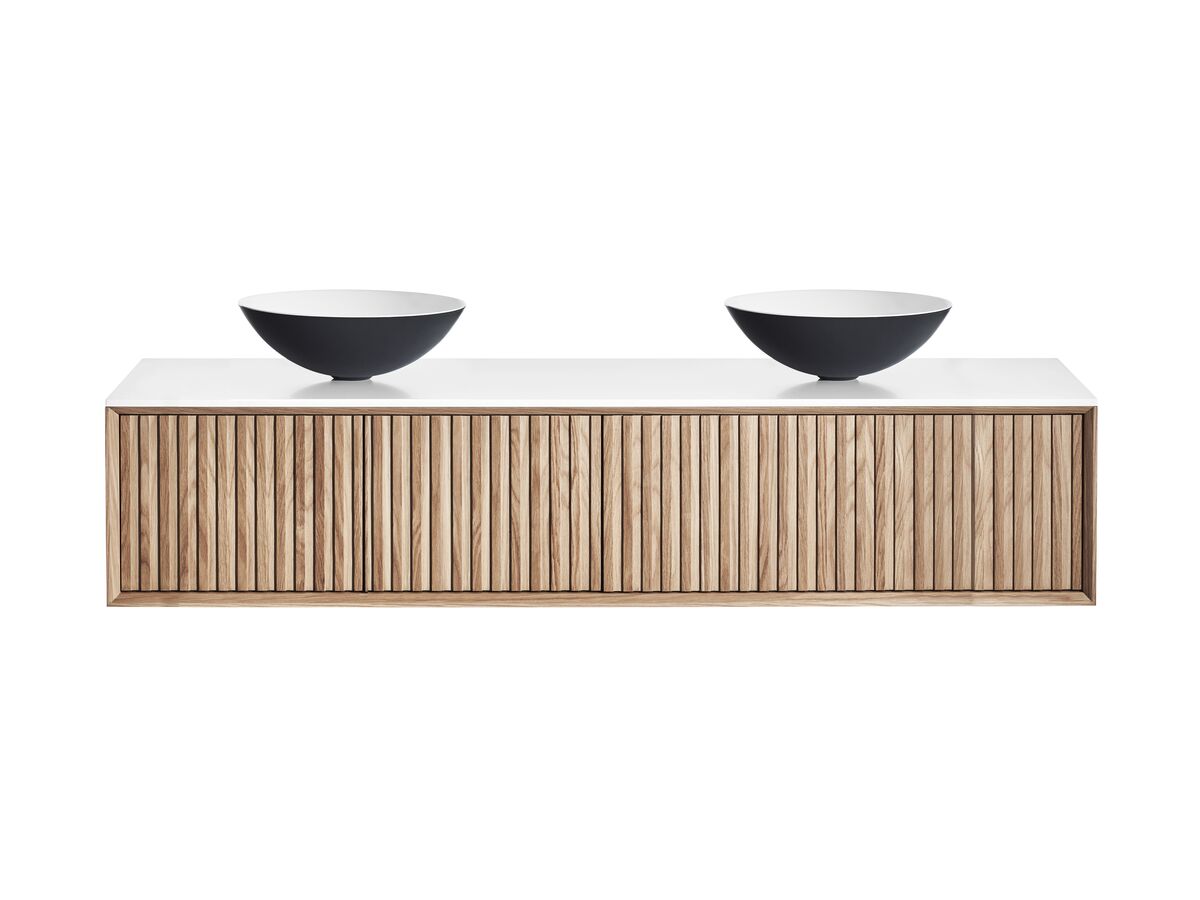 reece ISSY Halo II 1301-1600mm x 400-500mm x 320mm Custom Vanity Unit with 3 Touch Latch Drawers