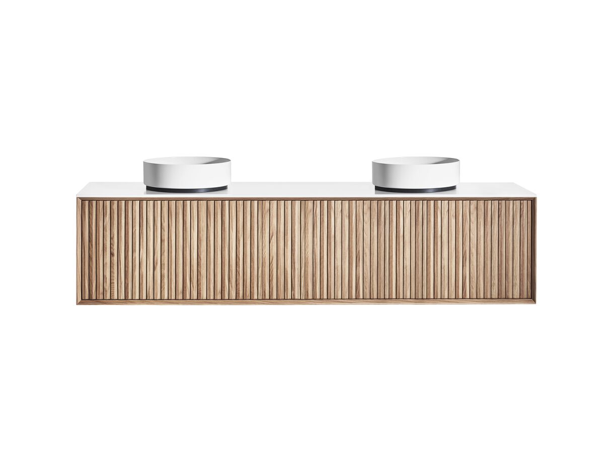 reece ISSY Halo III 1801-2000mm x 400-500mm x 450mm Custom Vanity Unit with 3 Touch Latch Drawers & Internal Shelf
