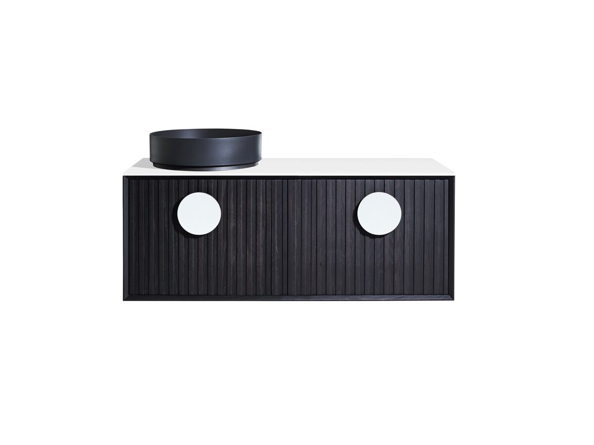 reece ISSY Halo III 801-1100mm x 400-500mm x 450mm Custom Vanity Unit with 2 Soft Close Drawers & Internal Shelf with Handle