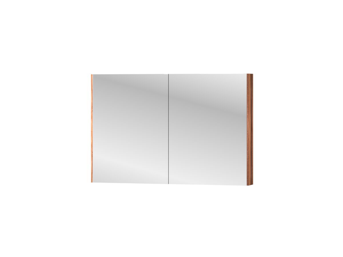 Reece Kado Arc Shaving Cabinet 1200mm X 800mm X 130mm 2 Door Red Tulip