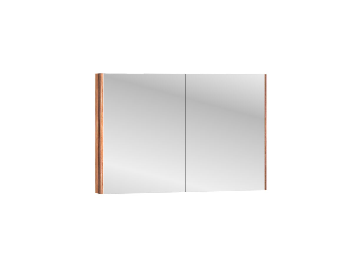 Reece Kado Arc Shaving Cabinet 1200mm X 800mm X 130mm 2 Door Red Tulip