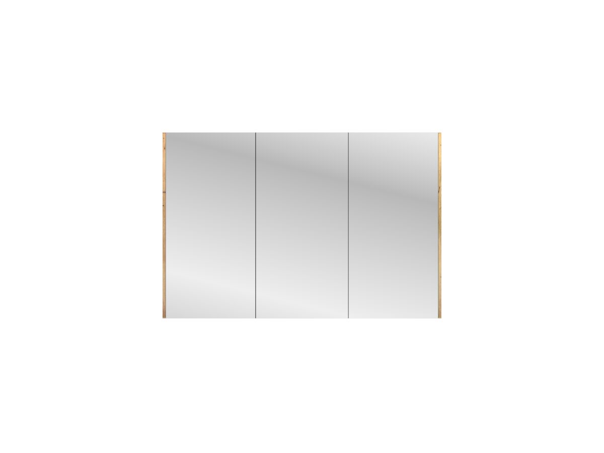 reece Kado Arc Shaving Cabinet 1200mm x 800mm x 130mm 3 Door Australian Chestnut