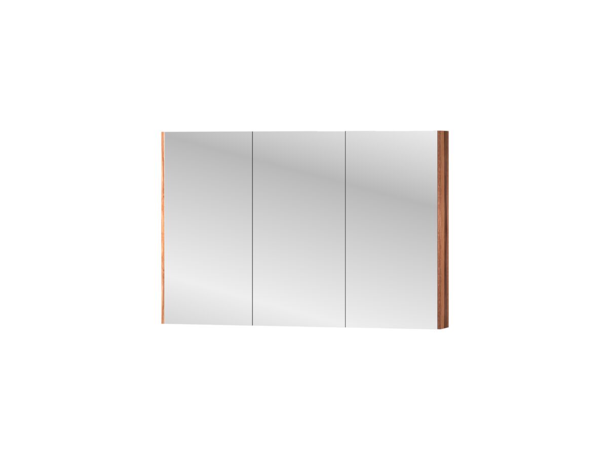 Reece Kado Arc Shaving Cabinet 1200mm X 800mm X 130mm 3 Door Red Tulip