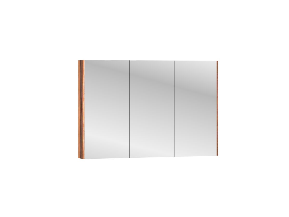 Reece Kado Arc Shaving Cabinet 1200mm X 800mm X 130mm 3 Door Red Tulip