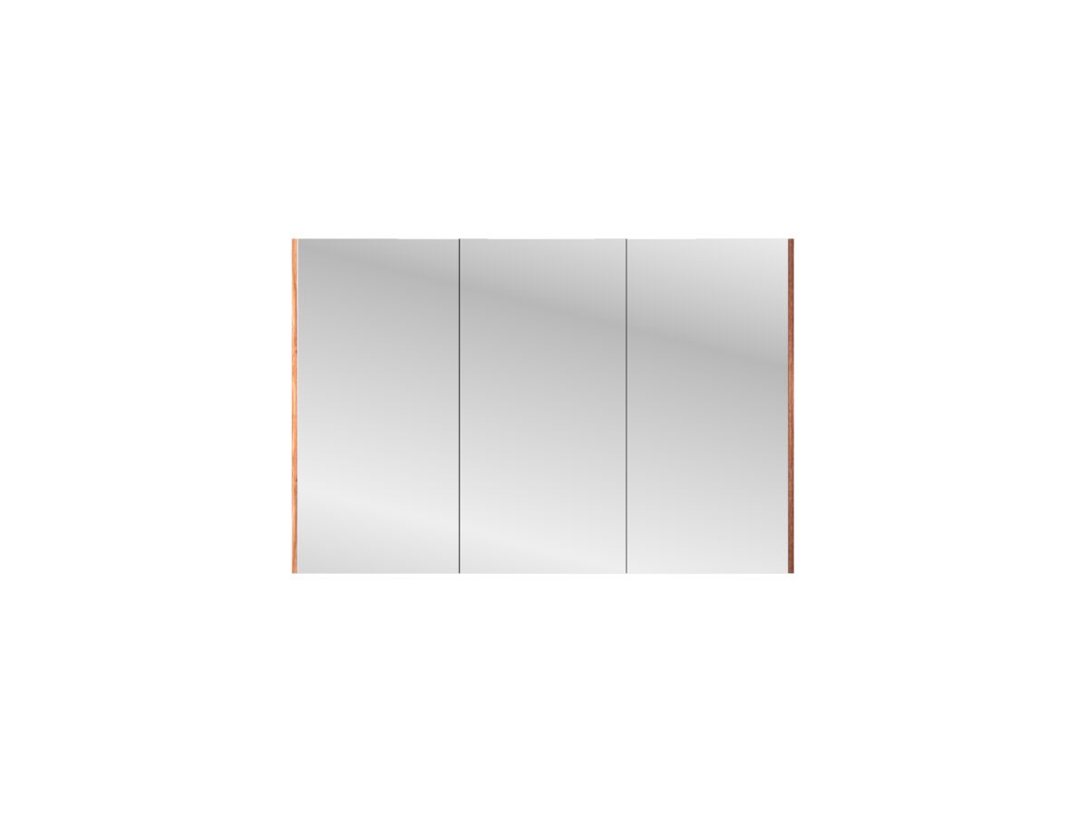 reece Kado Arc Shaving Cabinet 1200mm x 800mm x 130mm 3 Door Red Tulip