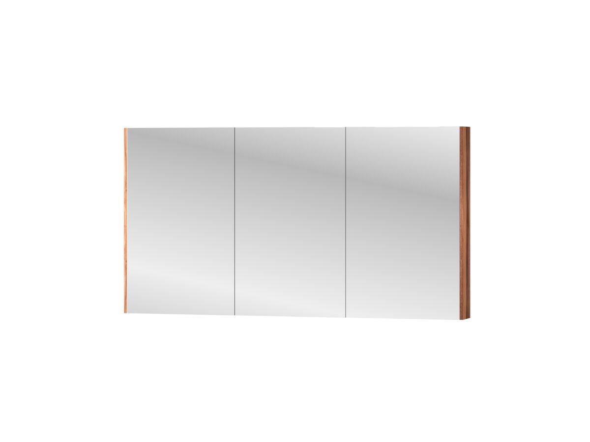 Reece Kado Arc Shaving Cabinet 1500mm X 800mm X 130mm 3 Door Red Tulip