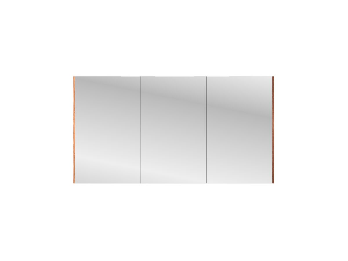reece Kado Arc Shaving Cabinet 1500mm x 800mm x 130mm 3 Door Red Tulip