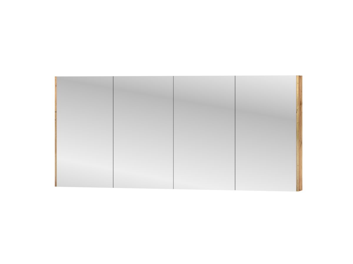 Reece Kado Arc Shaving Cabinet 1800mm X 800mm X 130mm 4 Door Australian Chestnut