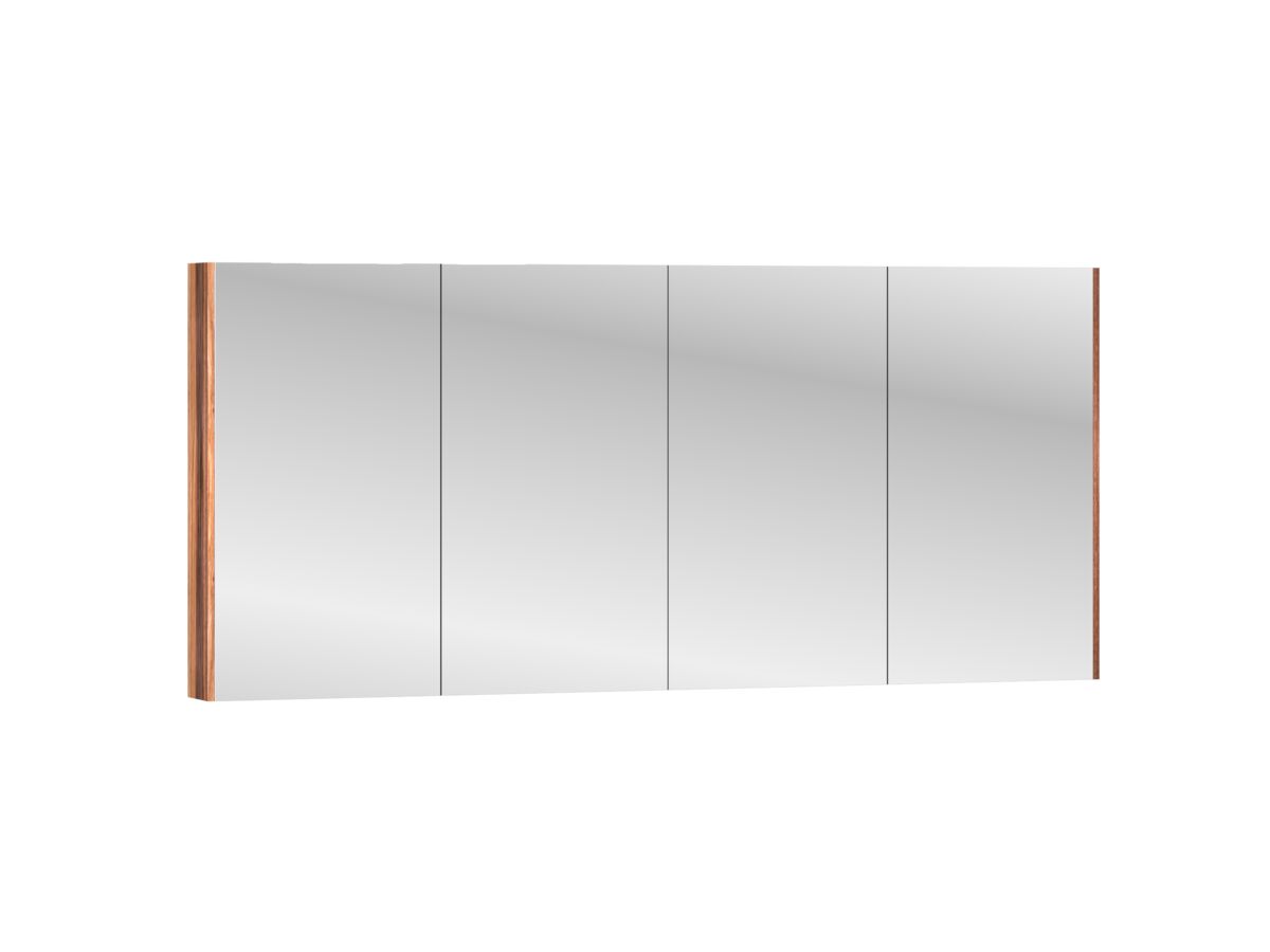 Reece Kado Arc Shaving Cabinet 1800mm X 800mm X 130mm 4 Door Red Tulip