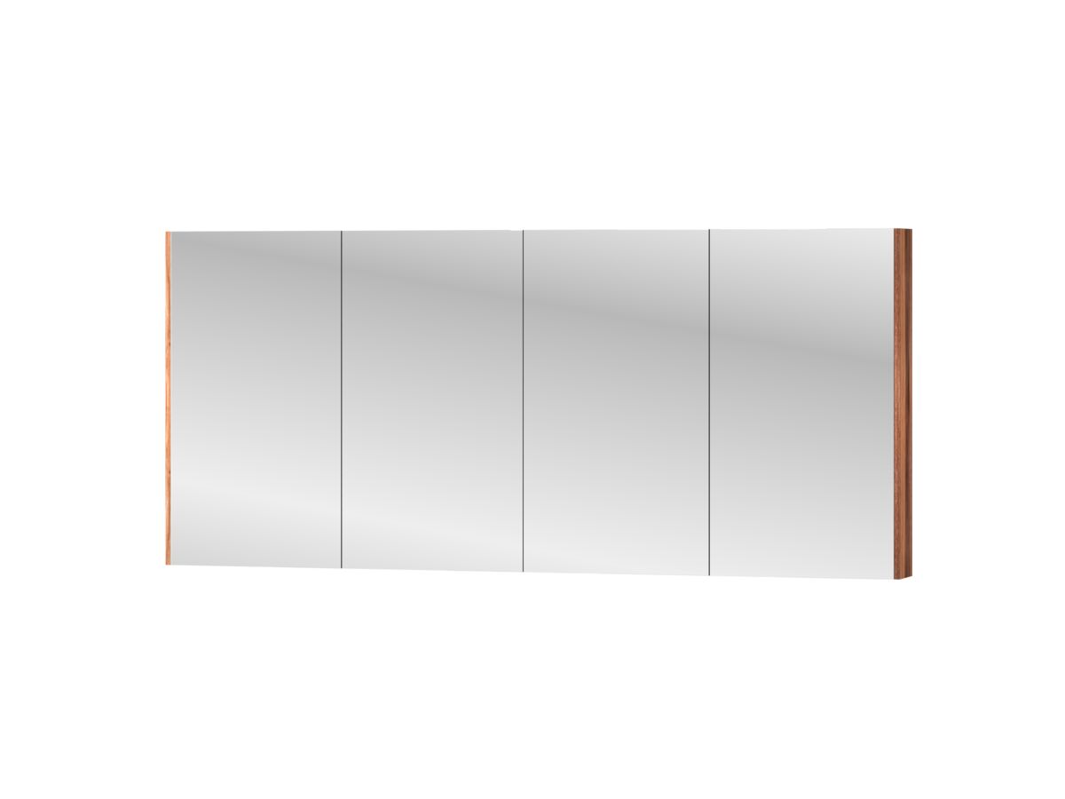 Reece Kado Arc Shaving Cabinet 1800mm X 800mm X 130mm 4 Door Red Tulip