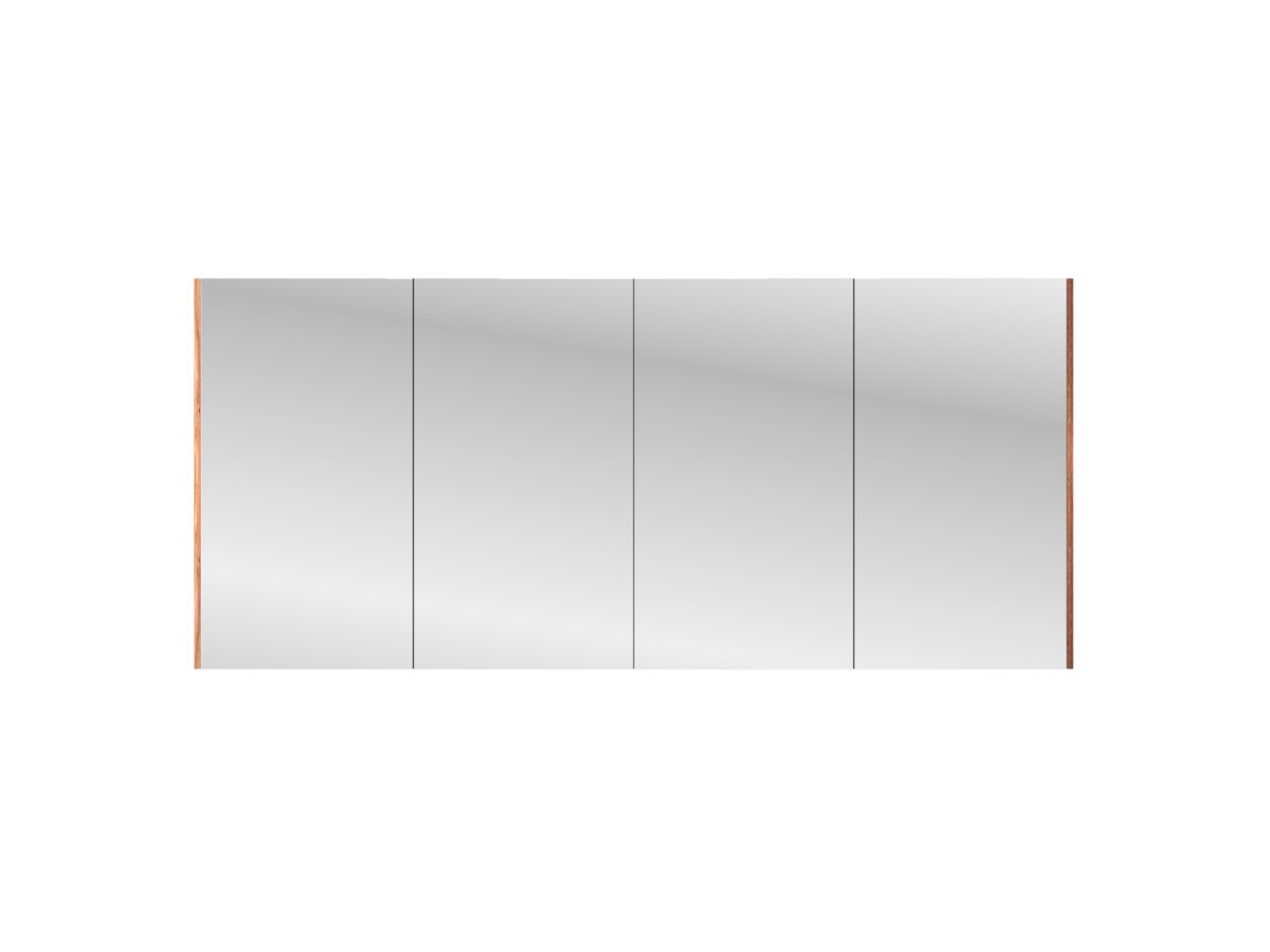 reece Kado Arc Shaving Cabinet 1800mm x 800mm x 130mm 4 Door Red Tulip