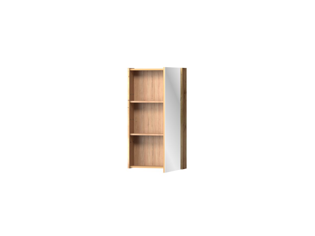 Reece Kado Arc Shaving Cabinet 450mm X 800mm X 130mm 1 Door Australian Chestnut