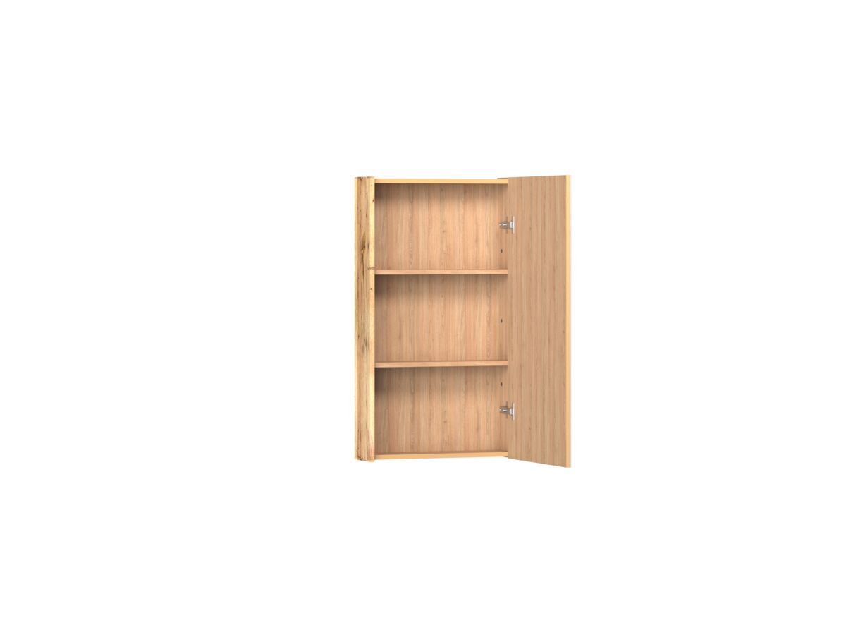 Reece Kado Arc Shaving Cabinet 600mm X 800mm X 130mm 1 Door Australian Chestnut