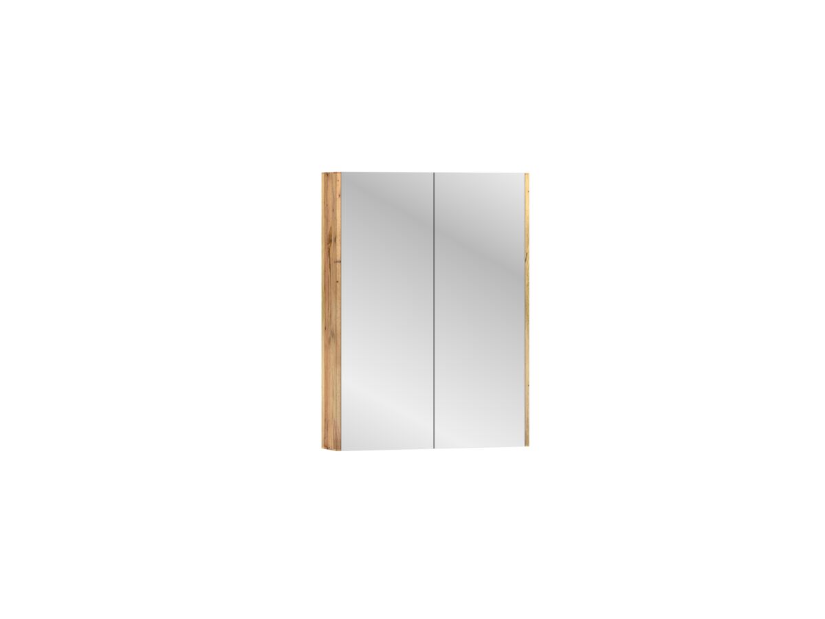 Reece Kado Arc Shaving Cabinet 600mm X 800mm X 130mm 2 Door Australian Chestnut