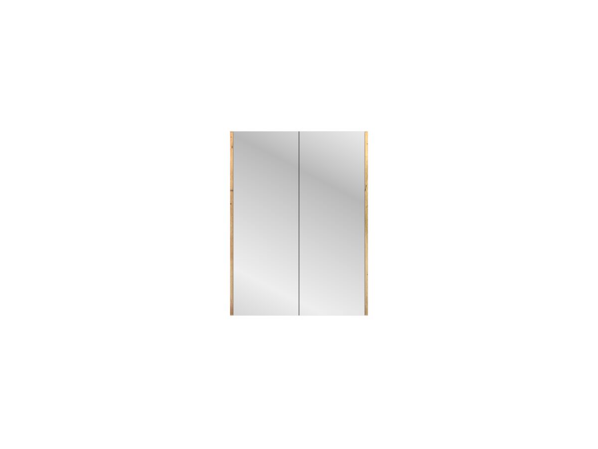 reece Kado Arc Shaving Cabinet 600mm x 800mm x 130mm 2 Door Australian Chestnut