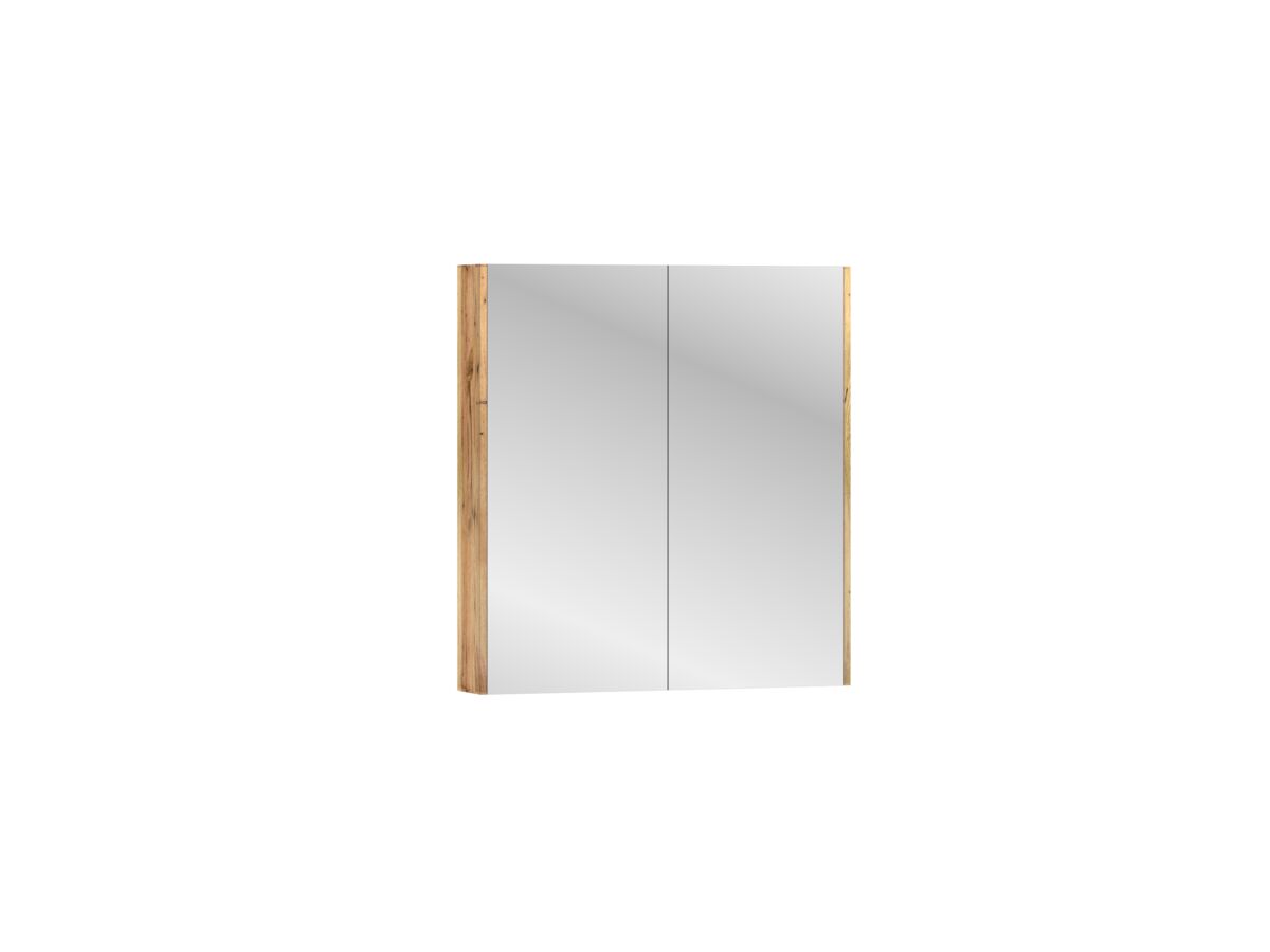 Reece Kado Arc Shaving Cabinet 750mm X 800mm X 130mm 2 Door Australian Chestnut