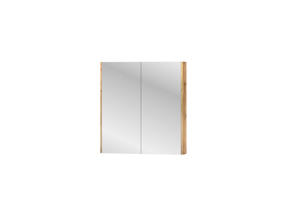 Reece Kado Arc Shaving Cabinet 750mm X 800mm X 130mm 2 Door Australian Chestnut