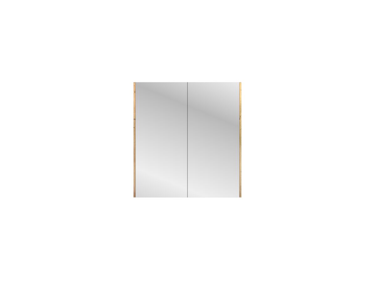 reece Kado Arc Shaving Cabinet 750mm x 800mm x 130mm 2 Door Australian Chestnut