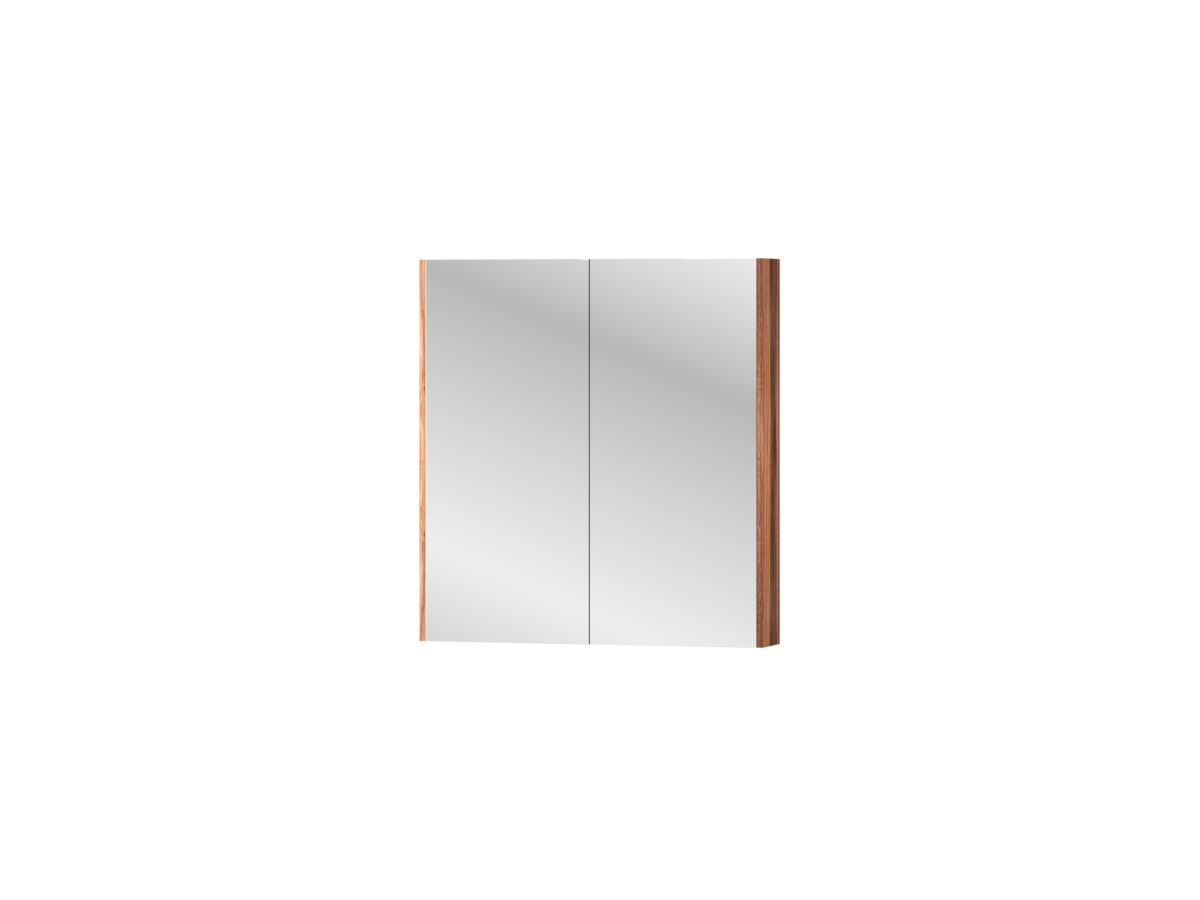 Reece Kado Arc Shaving Cabinet 750mm X 800mm X 130mm 2 Door Red Tulip