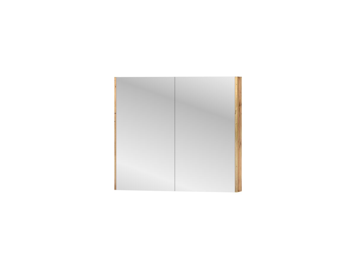 Reece Kado Arc Shaving Cabinet 900mm X 800mm X 130mm 2 Door Australian Chestnut