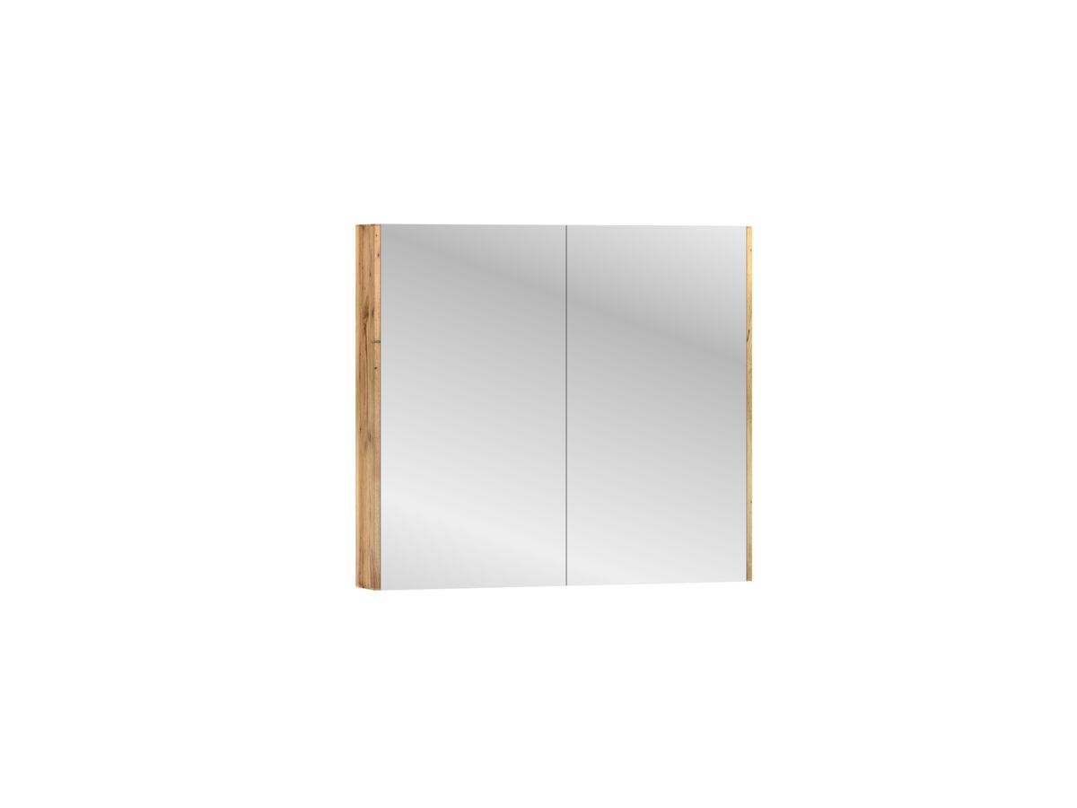 Reece Kado Arc Shaving Cabinet 900mm X 800mm X 130mm 2 Door Australian Chestnut