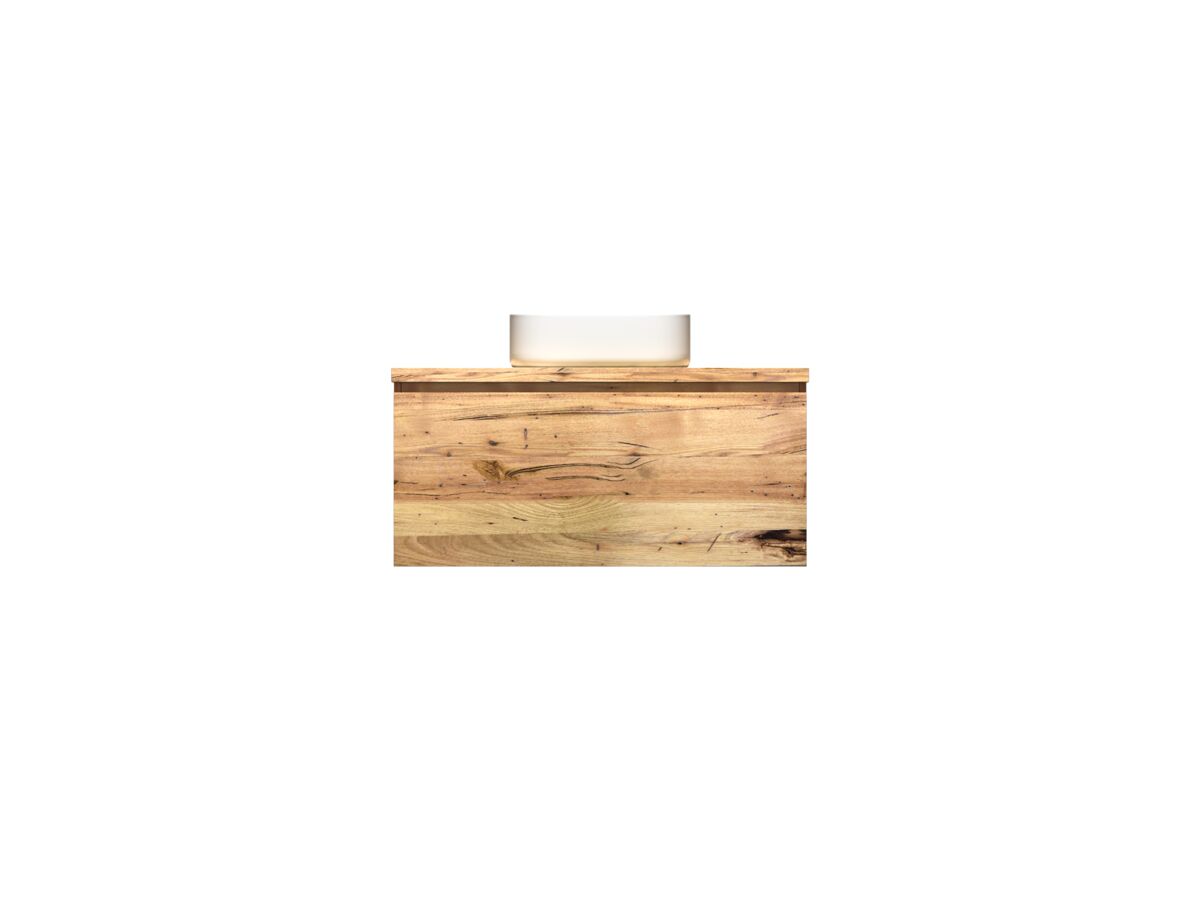 reece Kado Arc Timber All Drawer 900mm Vanity Unit Timber Top Australian Chestnut