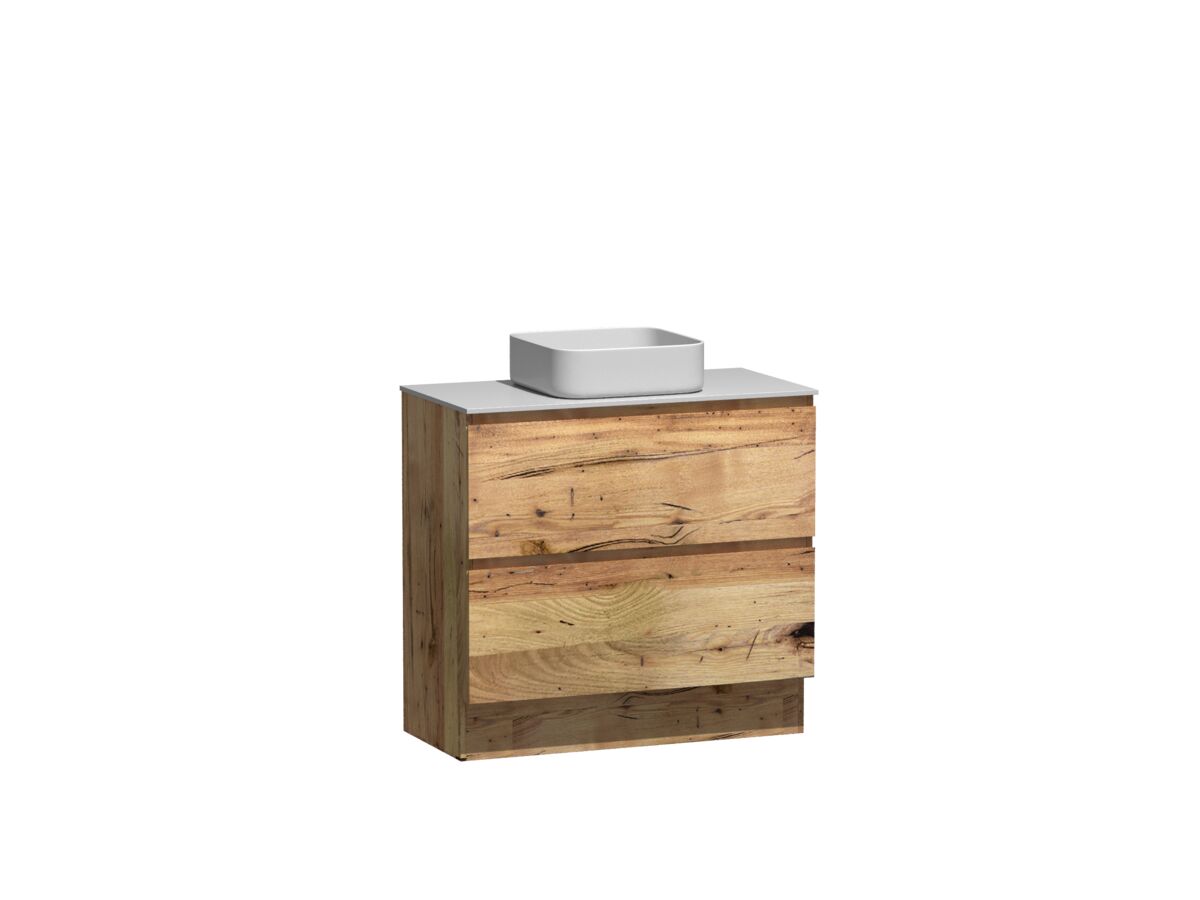 Reece Kado Arc Timber Vanity Unit With Kick 900mm Corian Top Australian Chestnut