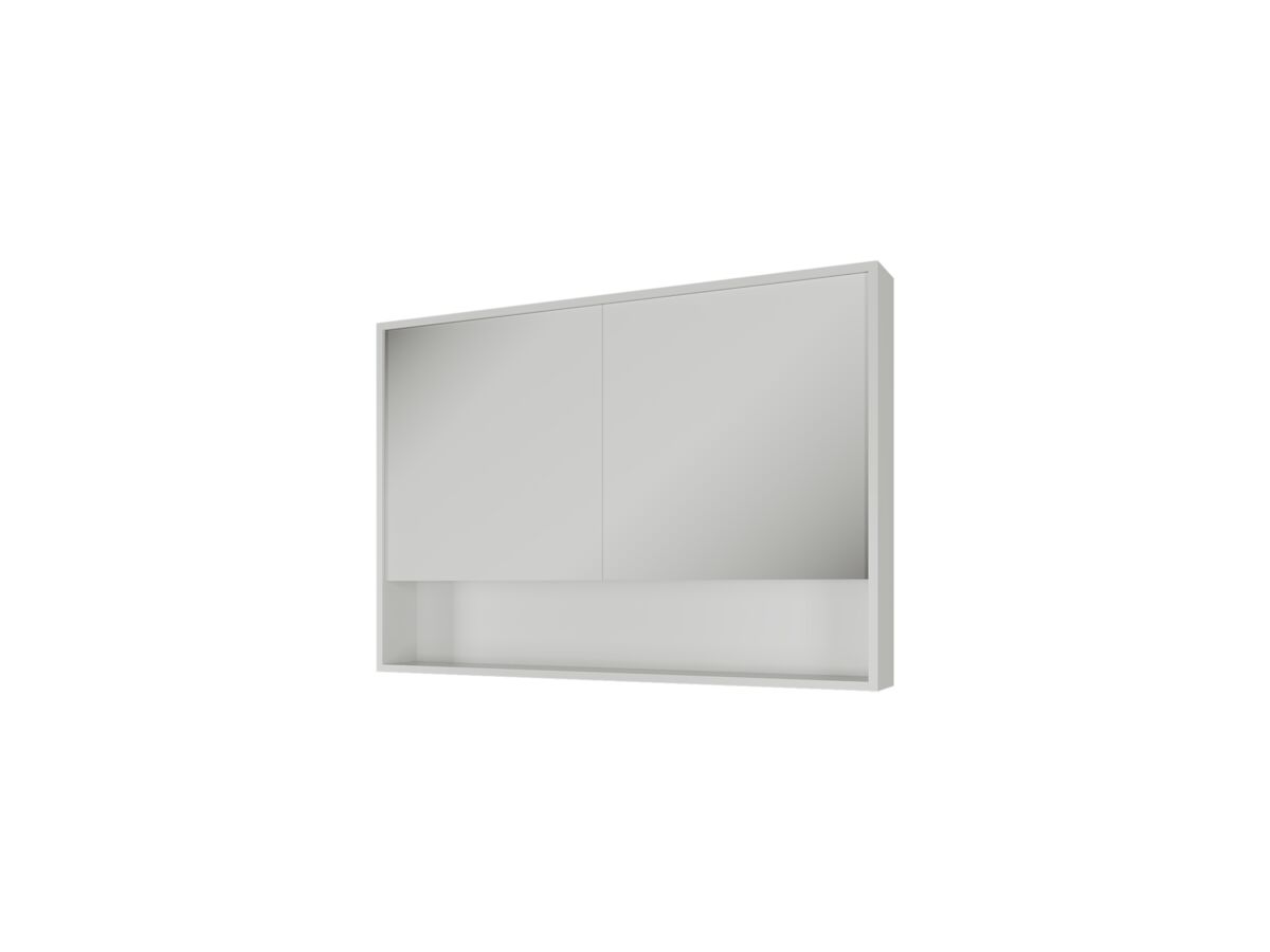 reece Kado Aspect 1200mm Mirror Cabinet Two Doors with Shelf