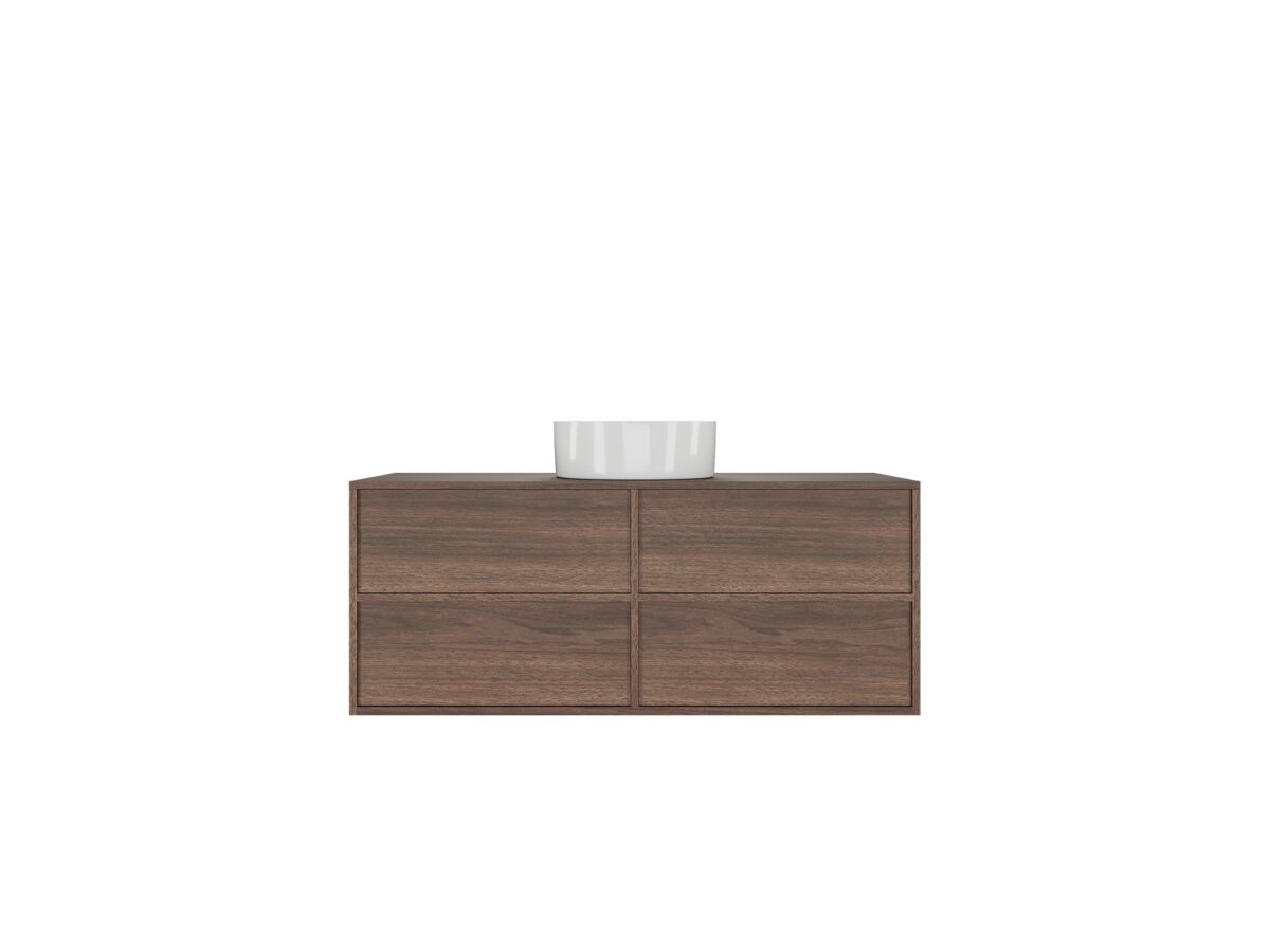 Reece Kado Aspect 1200mm Wall Hung Vanity Unit Timber Top