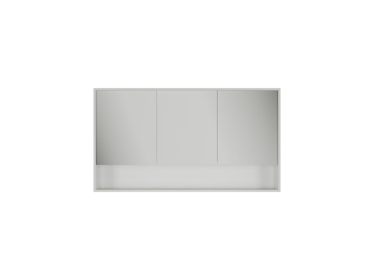 Reece Kado Aspect 1500mm Mirror Cabinet Three Doors With Shelf And Surround View