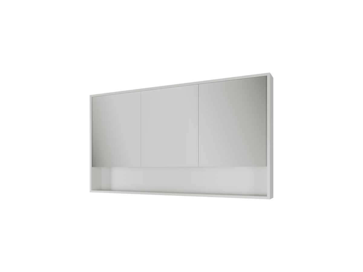 Reece Kado Aspect 1500mm Mirror Cabinet Three Doors With Shelf And Surround View