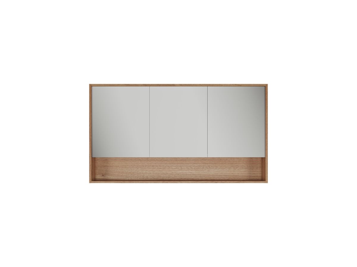 Reece Kado Aspect 1500mm Mirror Cabinet Three Doors With Shelf And Surround View